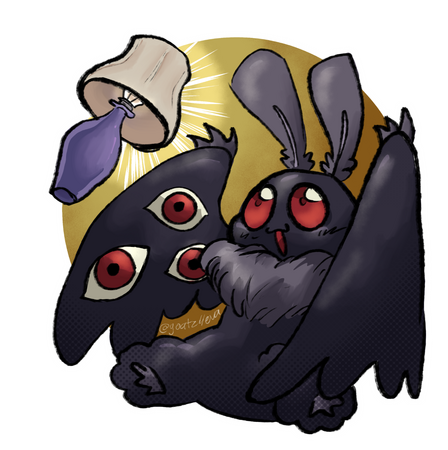 Mothman and Lamp