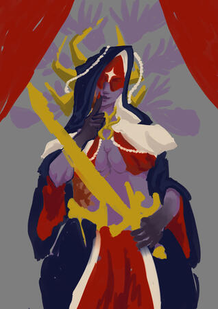 Dark Priestess concept Dark Priestess concept