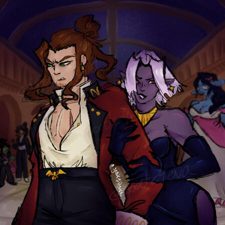 Rhymos & Zinnoa Sketch Rhymos & Zinnoa Sketch